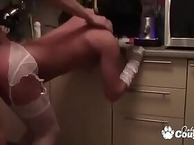 Matured housewife gets banged steadfast with reference to stockings